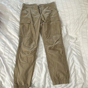 Khaki Jogger Loose Cargo Pants